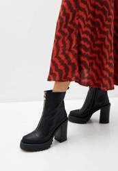 Botki czarne 2216-688-651 Donna Fabiani