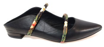 Tuffoni włoskie skórzane sandały Black 1620006LL